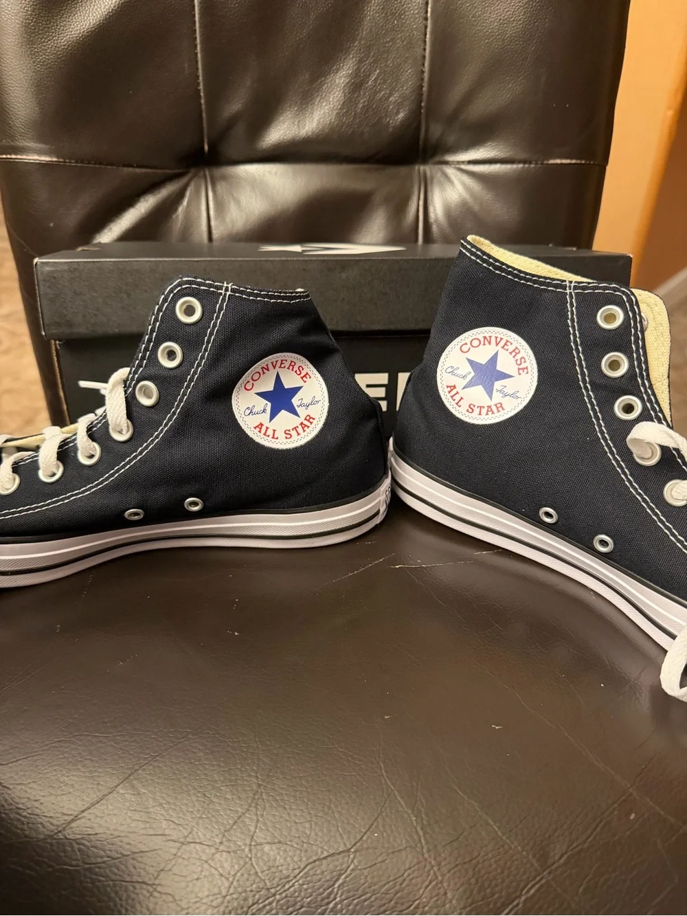 Converse Black Box with White Tissue